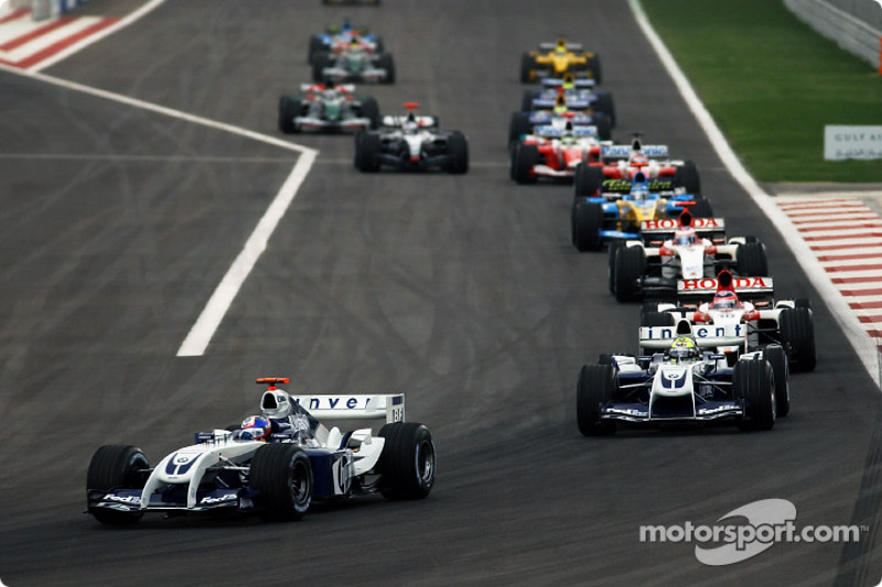 Juan Pablo Montoya, Williams FW26; Ralf Schumacher, Williams FW26