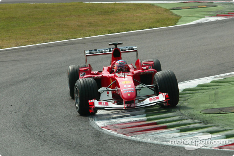 2º Rubens Barrichello, Ferrari F2004; Monza 2004: 260,395 km/h