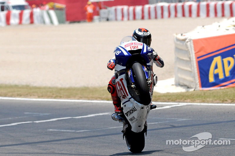 Race winnaar Jorge Lorenzo, Fiat Yamaha Team