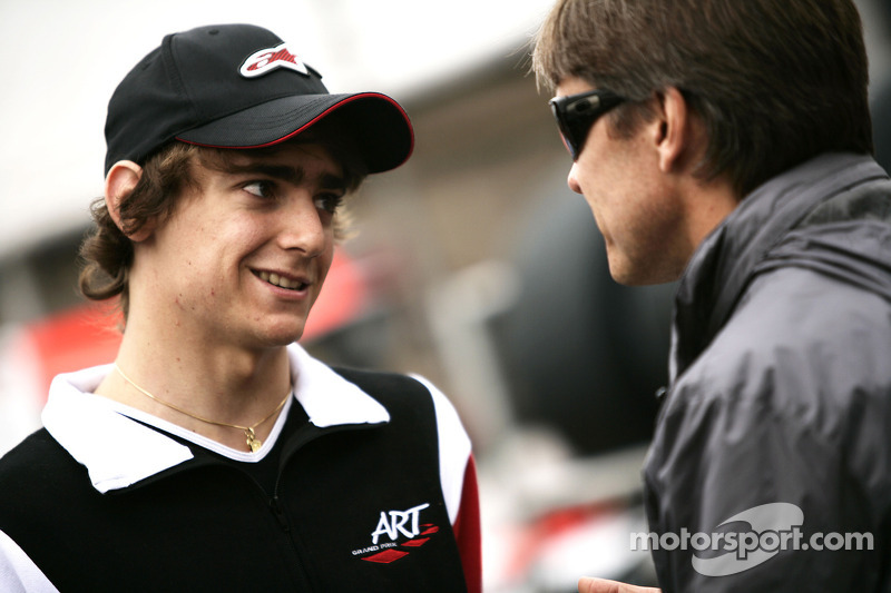 Esteban Gutierrez talks to Adrian Fernandez