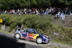 Kimi Raikkonen et Kaj Lindstrom, Citroën C4 WRC, Citroën Junior Team