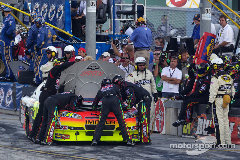 Jeff Gordon, Hendrick Motorsports Chevrolet, in der Boxengasse