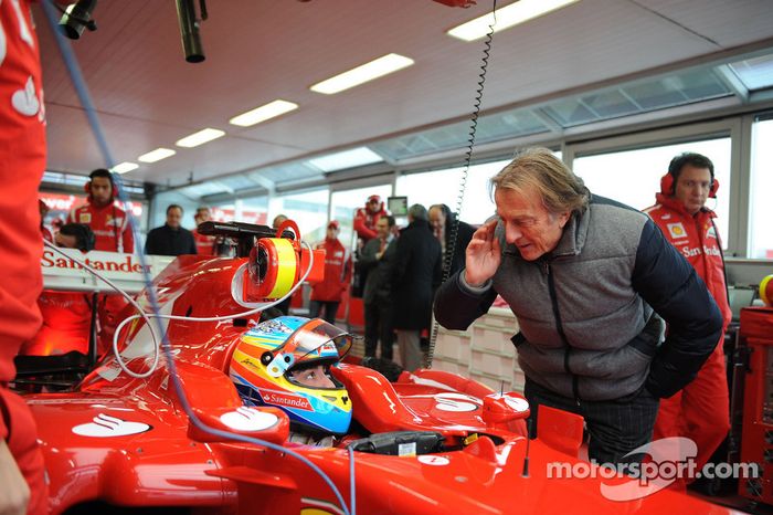 Fernando Alonso, Scuderia Ferrari y Luca di Montezemolo