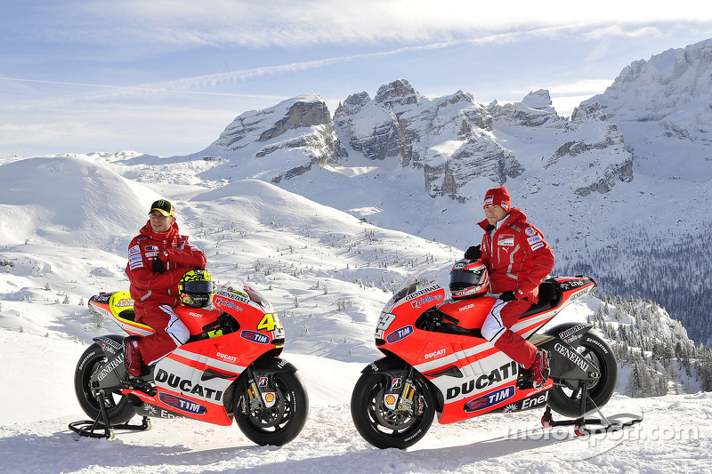 Valentino Rossi, Ducati, Nicky Hayden, Ducati at the Ducati Desmosedici GP11 presentation