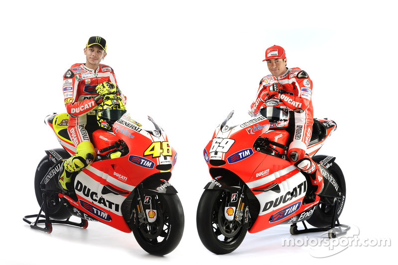 Valentino Rossi, Ducati, Nicky Hayden, Ducati with the Ducati Desmosedici GP11