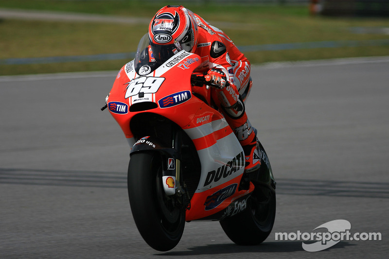 Nicky Hayden de l'équipe Ducati Marlboro