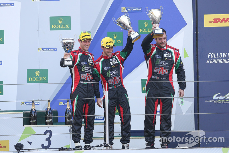 LM P2: segundo lugar Ricardo González, Filipe Albuquerque, Bruno Senna, RGR Sport by Morand