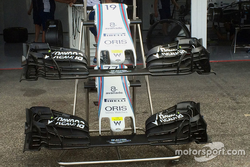 Williams FW38: Frontflügel