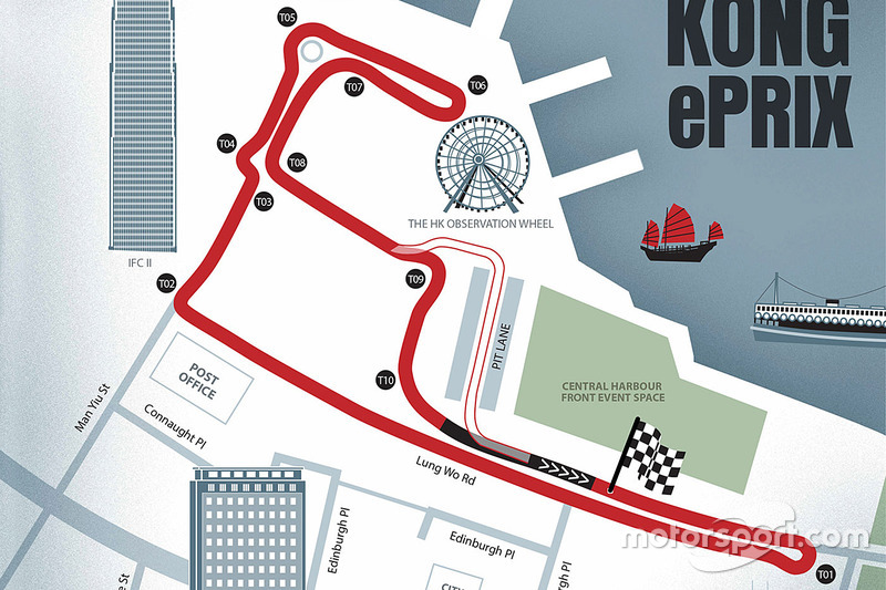 Diseño de circuito Hong Kong ePrix