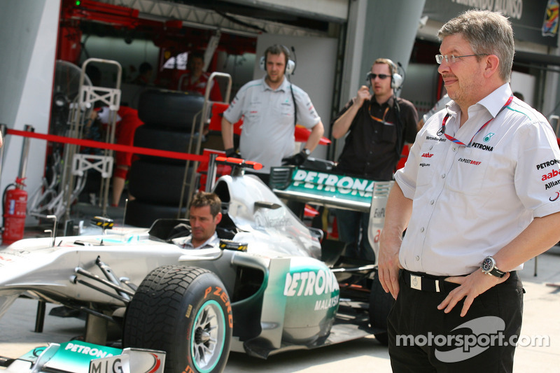 Ross Brawn, director de equipo, Mercedes GP