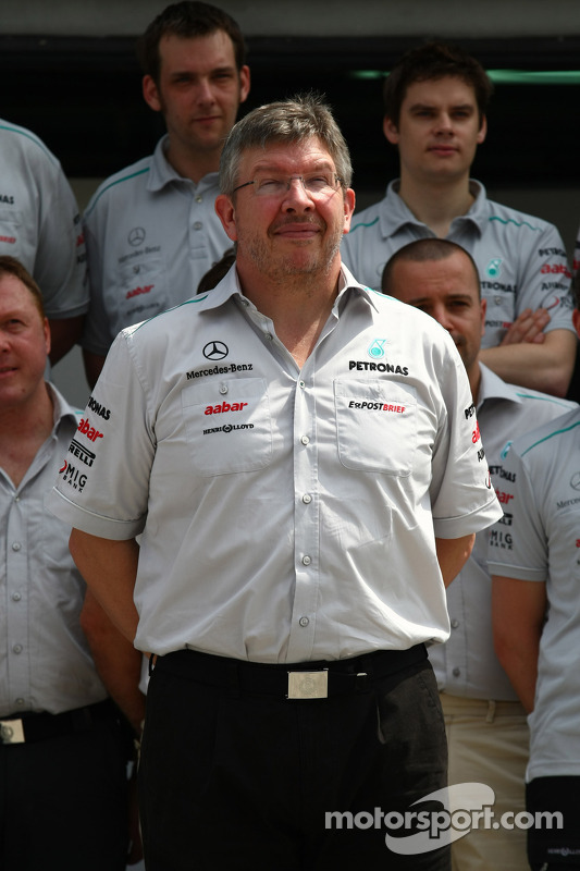 Ross Brawn, director de equipo, Mercedes GP