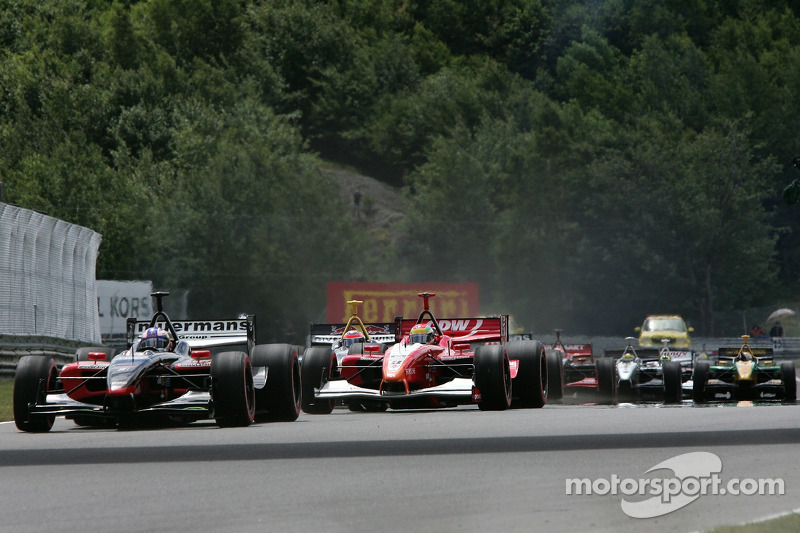 Start: Robert Doornbos und Justin Wilson