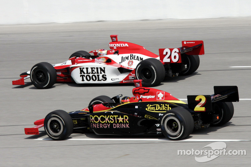 Dan Wheldon and Tomas Enge