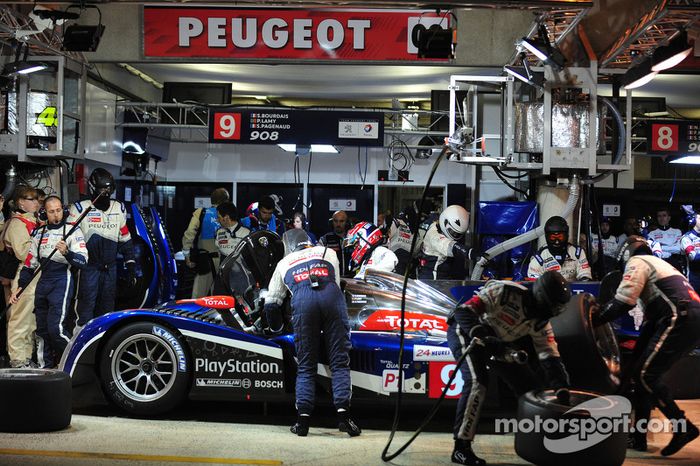 #9 Team Peugeot Total Peugeot 908: Sébastien Bourdais, Simon Pagenaud, Pedro Lamy