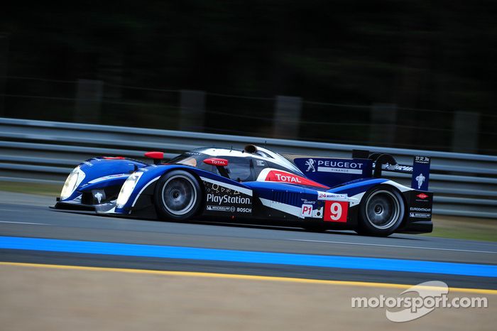 #9 Team Peugeot Total Peugeot 908: Sébastien Bourdais, Simon Pagenaud, Pedro Lamy