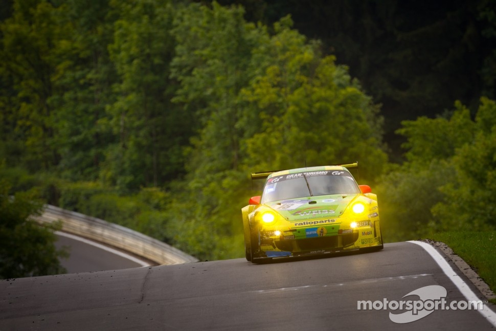 #18 Manthey Racing Porsche 911 GT3 RSR: Marc Lieb, Lucas Luhr, Romain Dumas, Timo Bernhard