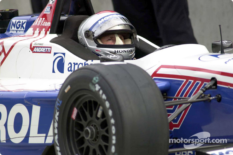 Anreise am Tag vor dem Rennen: Michael Andretti