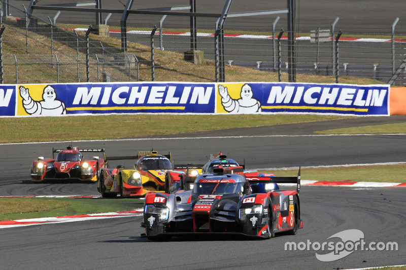 #8 Audi Sport Team Joest, Audi R18: Lucas di Grassi, Loic Duval, Oliver Jarvis