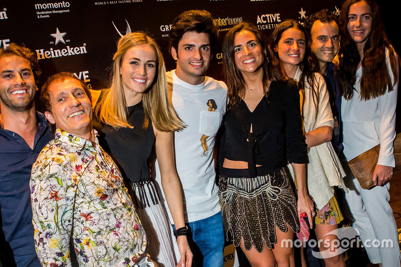 Felipe Nasr, Sauber F1 Team, Carmen Jorda, Renault Sport F1 Team Development Driver, Carlos Sainz Jr., Scuderia Toro Rosso