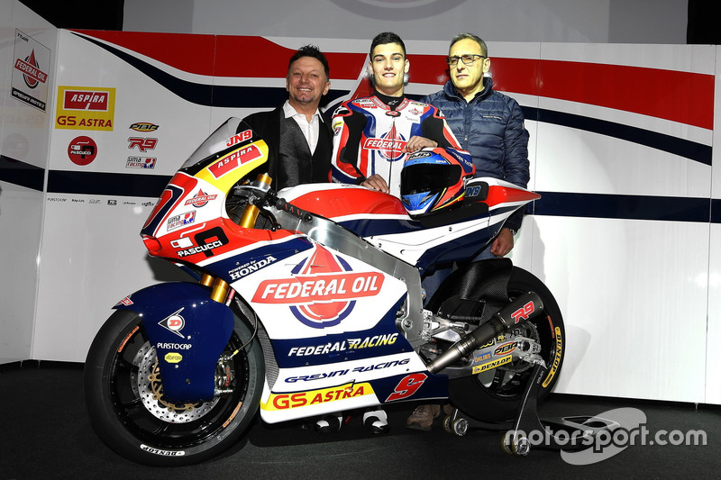 Fausto Gresini, Team Manager Federal Oil Gresini Moto2 y Jorge Navarro, Federal Oil Gresini Moto2 e invitados