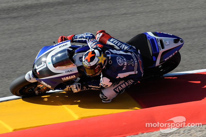 Jorge Lorenzo llegaba a Aragón 2011 como vigente campeón del mundo