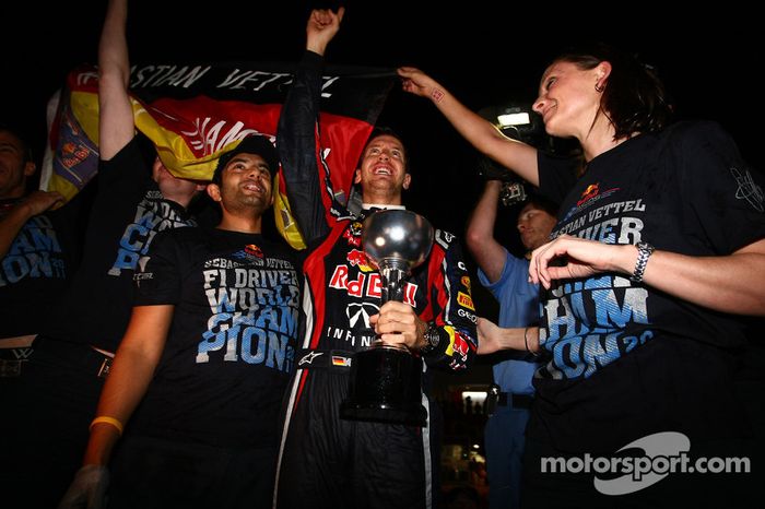 Sebastian Vettel, Red Bull Racing, campeón del mundo de F1 2010