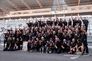 Sebastian Vettel, Red Bull Racing celebrates the teams World championship