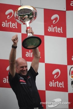 Podium: Adrian Newey, Red Bull Racing, Technical Operations Director