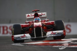 Alonso tested a new front wing