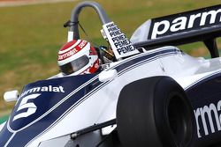 Nelson Piquet, drives the Brabham BT49