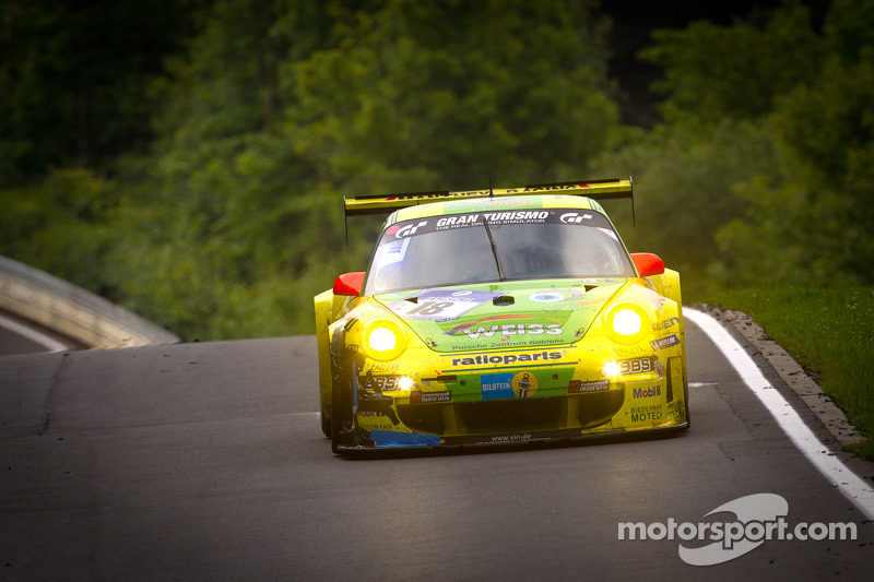 #18 Manthey Racing, Porsche 911 GT3 RSR: Marc Lieb, Lucas Luhr, Romain Dumas, Timo Bernhard