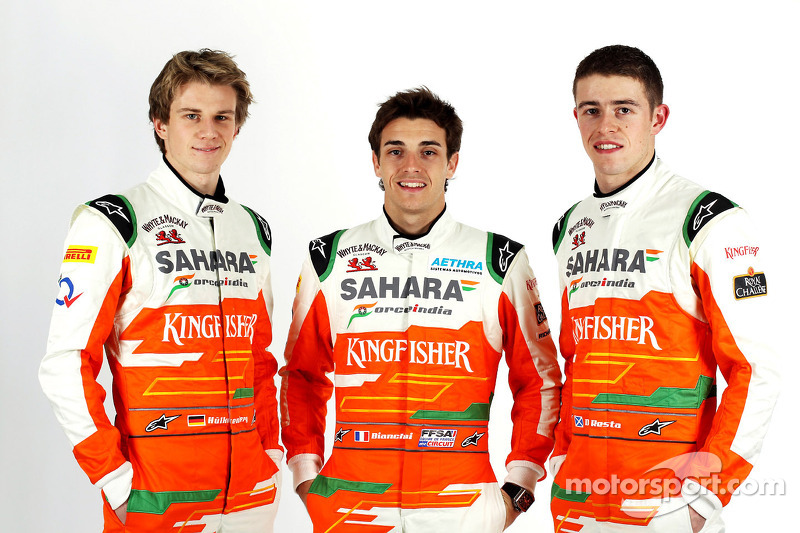 Nico Hulkenberg, Jules Bianchi y Paul di Resta