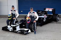 Bruno Senna, Williams F1 Team, y Pastor Maldonado, Williams F1 Team