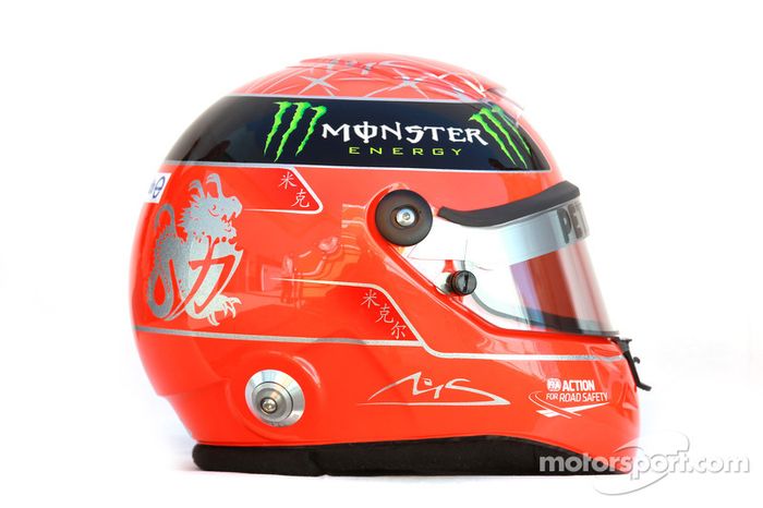 Casco de Michael Schumacher, Mercedes GP Petronas F1 Team