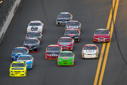 Frank Kimmel leads a group of cars