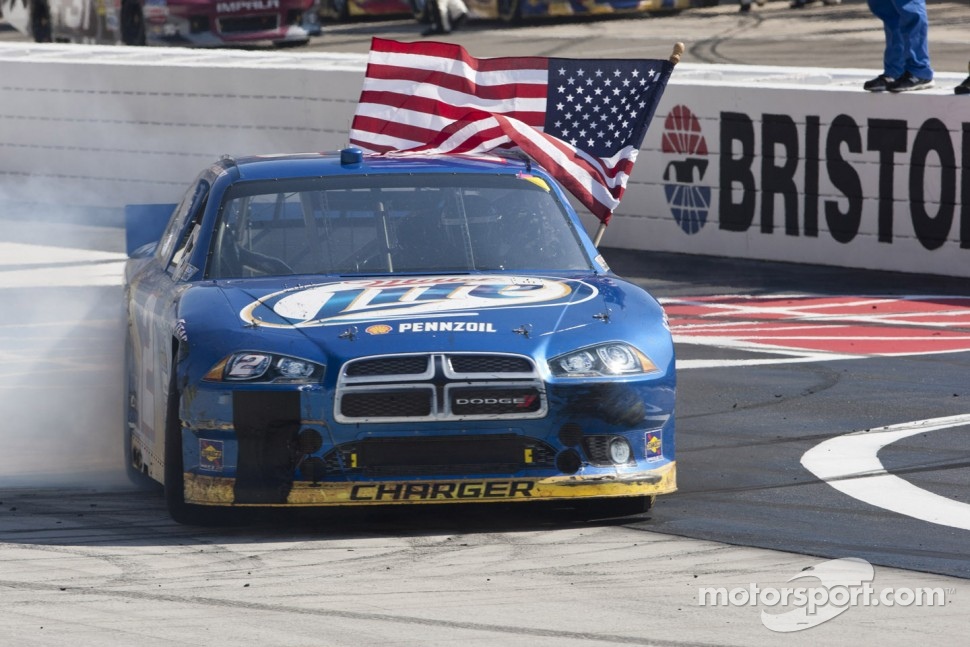 Race winner Brad Keselowski, Penske Racing Dodge