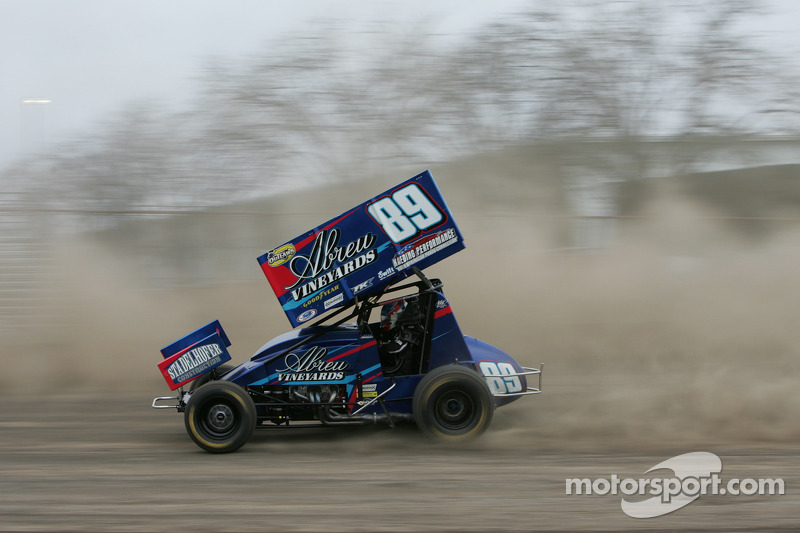 Rico Abreu pilota sprint car