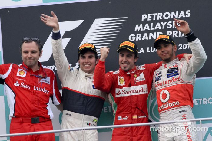 74- Fernando Alonso, 1º en el GP de Malasia 2012 con Ferrari