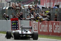 Race winner Pastor Maldonado, Williams F1 Team