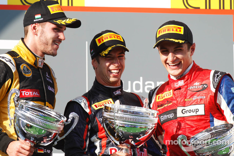 Le podium du GP3 Series 2012