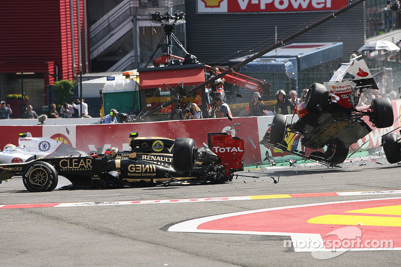 F1 2012 - Belga Nagydíj - startbaleset