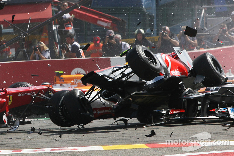 F1 2012 - Belga Nagydíj - startbaleset