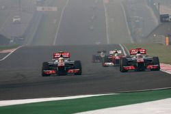 Jenson Button, McLaren Mercedes et Lewis Hamilton, McLaren Mercedes