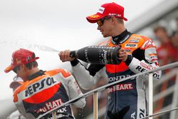 Podio: tercer lugar Casey Stoner, Repsol Honda Team
