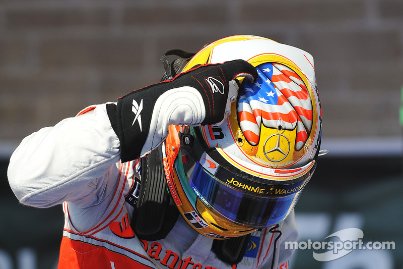 Le vainqueur Lewis Hamilton, McLaren