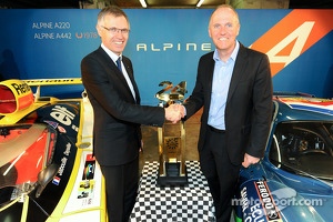 Carlos Tavares, operating chief of Renault, and Philippe Sinault, Signatech