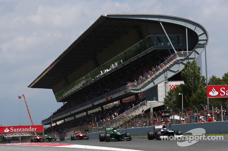 Valtteri Bottas, Williams FW35 ve Giedo van der Garde, Caterham CT03