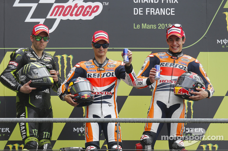 2013 : 1. Dani Pedrosa, 2. Cal Crutchlow, 3. Marc Márquez