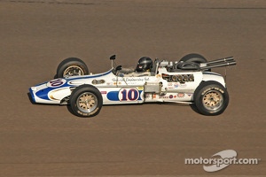 Rob Dyson in a vintage Indy racer