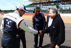 Presidente de la FIA de Jean Todt y Pastor Maldonado Williams